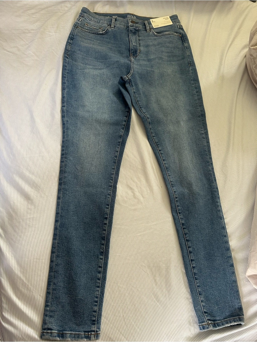 a.n.a Women's Skinny Jeans - Blue Wash